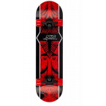 Skateboard pre deti Nils Extreme červeno-čierny ABEC 7